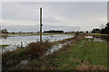 TL3968 : Standing water near New Farm by Hugh Venables