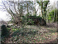 ST9096 : WW2 pillbox at entrance to Pimbury Park by Vieve Forward