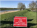 TL5681 : Crowd control at the 2021 University Boat race near Ely by Richard Humphrey