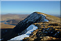 NC5727 : Snow Cornice on Creag an Lochain, Ben Klibreck, Sutherland by Andrew Tryon