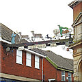 TF9813 : East Dereham town sign by Adrian S Pye