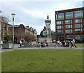 SJ8498 : Queen Victoria at Piccadilly Gardens by Gerald England