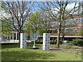 SJ8497 : Temporary Pride of Manchester display in Grosvenor Square by Gerald England