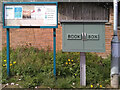 NS5571 : Notice board and book box by Richard Sutcliffe