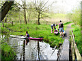 TG3327 : Canoeists near Honing Lock by David Pashley