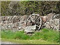 NS1748 : Sign for Portencross Farm by Richard Sutcliffe