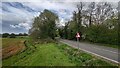 SU8266 : 'Bend in the road' sign by James Emmans