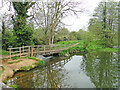 TM3051 : Footbridge over a weir at Ufford Bridge by Adrian S Pye