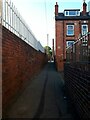 SE2733 : Ginnel at the end of Cecil Road, Armley by Stephen Craven