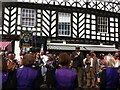 SP2864 : Morris dancing in Swan Street, Warwick by A J Paxton