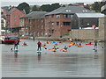 SX9291 : Water sports in the canal basin, Exeter by Chris Allen