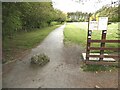 NJ9847 : Path and camping field in Aden  Country Park by Oliver Dixon