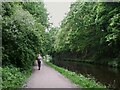 SE2536 : E-scooter on the canal towpath by Stephen Craven