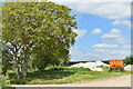 SU0731 : Trees and farm equipment at North Burcombe by David Martin