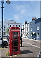 TR3753 : Red Phone Box, Alfred Square by Des Blenkinsopp