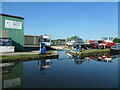 SJ7087 : Hesford Marine, Bridgewater canal by Christine Johnstone