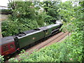 NT2470 : 'Flying Scotsman' at Morningside by M J Richardson