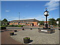 TA0339 : Clock and railway station, Beverley by Malc McDonald