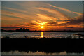 TL4886 : Sunset over the New Bedford River by Jeff Buck