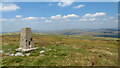 SD7676 : Trig Point on Park Fell near Ribblehead by Colin Park