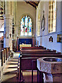 SE0989 : Wensley Church (interior) by David Dixon