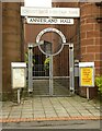 NS5468 : Entrance to Anniesland Hall by Richard Sutcliffe