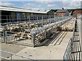 SN9668 : Sheep sales, Rhayader Livestock Market by Philip Halling