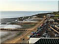 TF6740 : Looking north from The View, a big wheel fairground ride temporarily in Hunstanton by Richard Humphrey