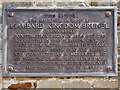 ST5673 : Memorial Plaque on the Clifton Suspension Bridge by David Dixon