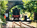 ST6771 : Hunslet Austerity Locomotive at North Street Bridge by David Dixon