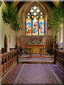 SE3092 : Altar and East Window, St Radegund's Church by David Dixon