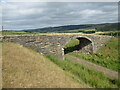 NS8028 : Old railway bridge above Glespin by Alan O'Dowd