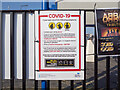 J5980 : Covid notice, Donaghadee by Rossographer