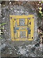 SH5772 : Hydrant marker on Siliwen Road, Bangor by Meirion