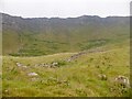 NM4533 : Igneous escarpment above Balmeanach by Richard Webb