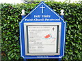 SU8799 : Information Board at Holy Trinity Church by David Hillas