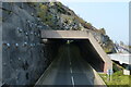 SH7076 : East portal of the Pen-y-Clip Tunnel by Mat Fascione