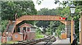 SX7466 : Buckfastleigh - Railway Station - Footbridge by Colin Smith