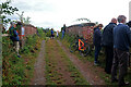 SO8751 : Waiting for a steam train, Norton, Worcestershire by Chris Allen