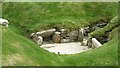 HY2318 : Skara Brae - Dwelling No.6 - Second chamber by Rob Farrow