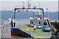 S7010 : Car ferry unloading cars at Passage East, Co. Waterford by P L Chadwick