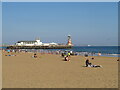 SZ0890 : Bournemouth beach and pier by Malc McDonald