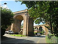 SZ0692 : Arches over Surrey Road, Branksome, near Poole by Malc McDonald