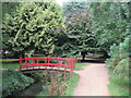 SZ0692 : Footbridge over The Bourne, near Bournemouth by Malc McDonald