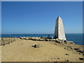 SY6768 : Trinity House Obelisk at Portland Bill by Malc McDonald