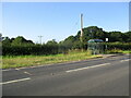 TA2924 : Bus  stop  on  the  A1033  toward  Ottringham by Martin Dawes