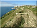 SY6770 : South West Coast Path, Isle of Portland by Malc McDonald