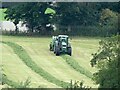 SK1259 : Baling hay by the Dove by Ian Calderwood