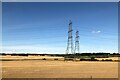 NZ4926 : Pair Of Power Lines by David Robinson