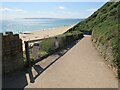 SZ1291 : Portman Ravine Zig-Zag, Boscombe, near Bournemouth by Malc McDonald